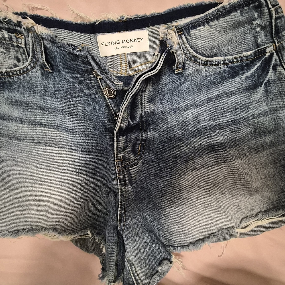 Flying Monkey Blue Jean Shorts